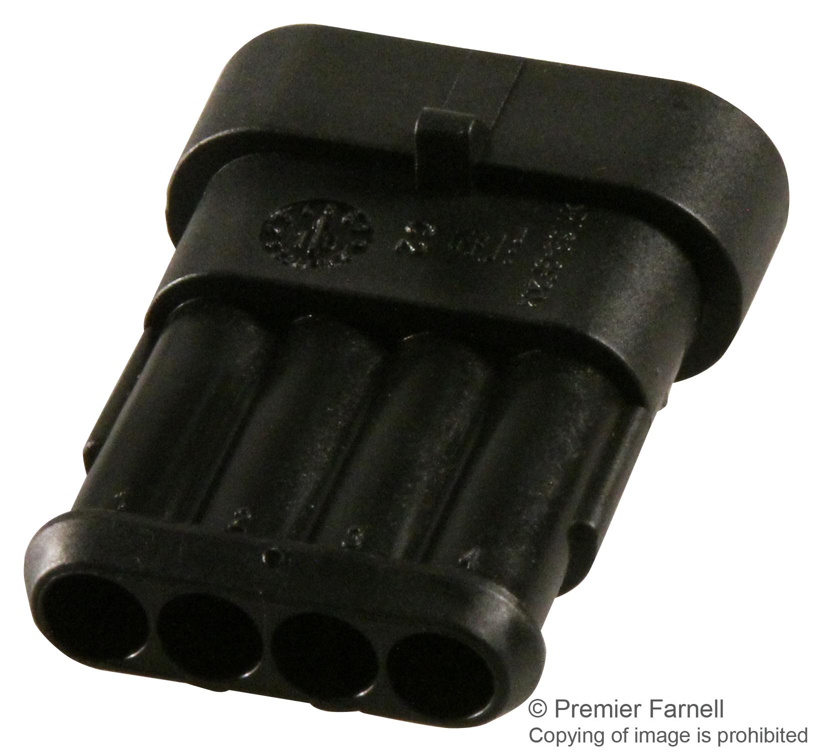 282106-1 AMP - TE CONNECTIVITY, Connector Housing, SUPERSEAL 1.5