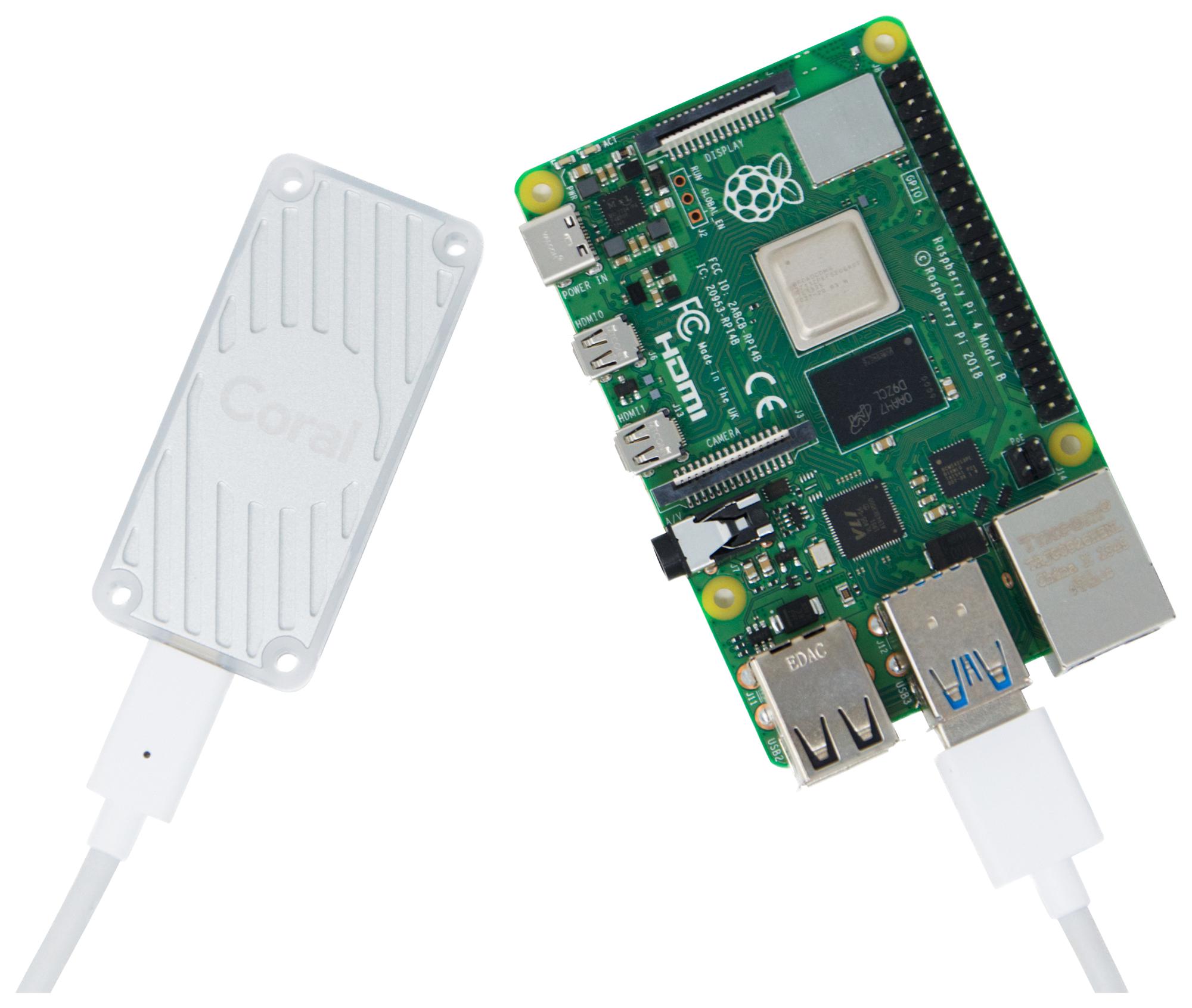 CPU Coral Accelerator Edge TPU Coprocessor Coral USB Accelerator - Google Edge TPU para ML