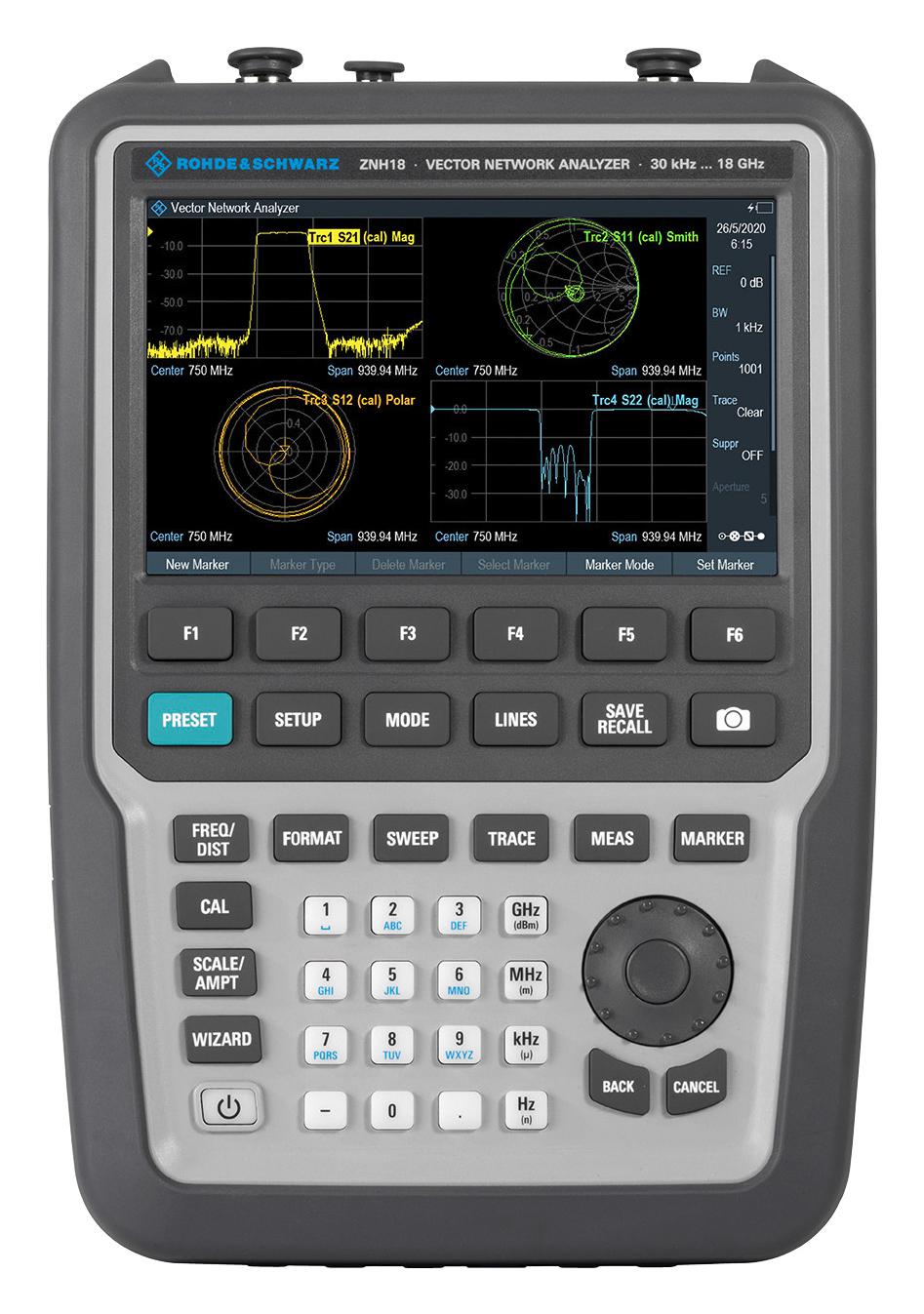 ZNH18 ROHDE & SCHWARZ, Vector Network Analyzer, Handheld, 30kHz to