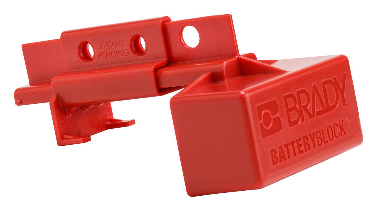150841 BRADY, POWER CONNECTOR LOCKOUT, ABS, RED | Newark Electronics
