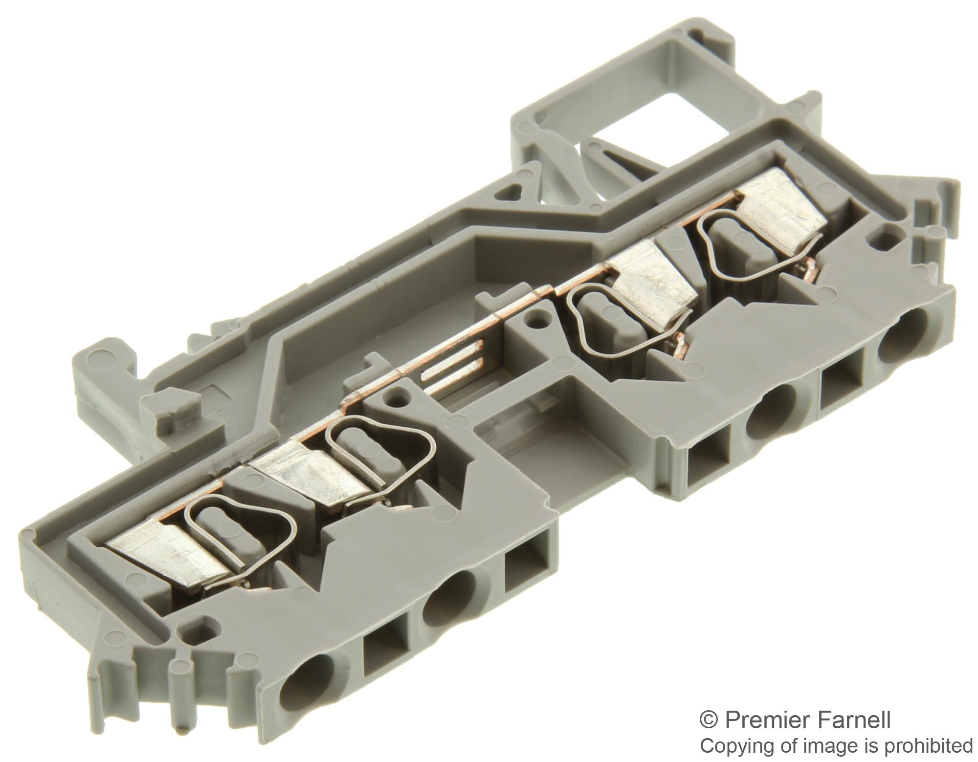 OK様 280-621 WAGO, DIN Rail Mount Terminal Block, 4 Positions, 28 AWG