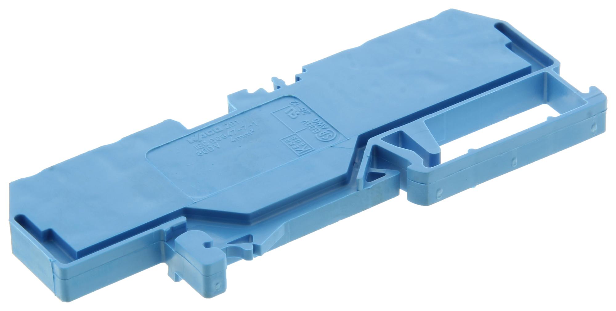 Bornes De Raccordement WAGO 4 Positions 10A - Lot De 5 Pour Modules Enfichables 280-628 - Neuf