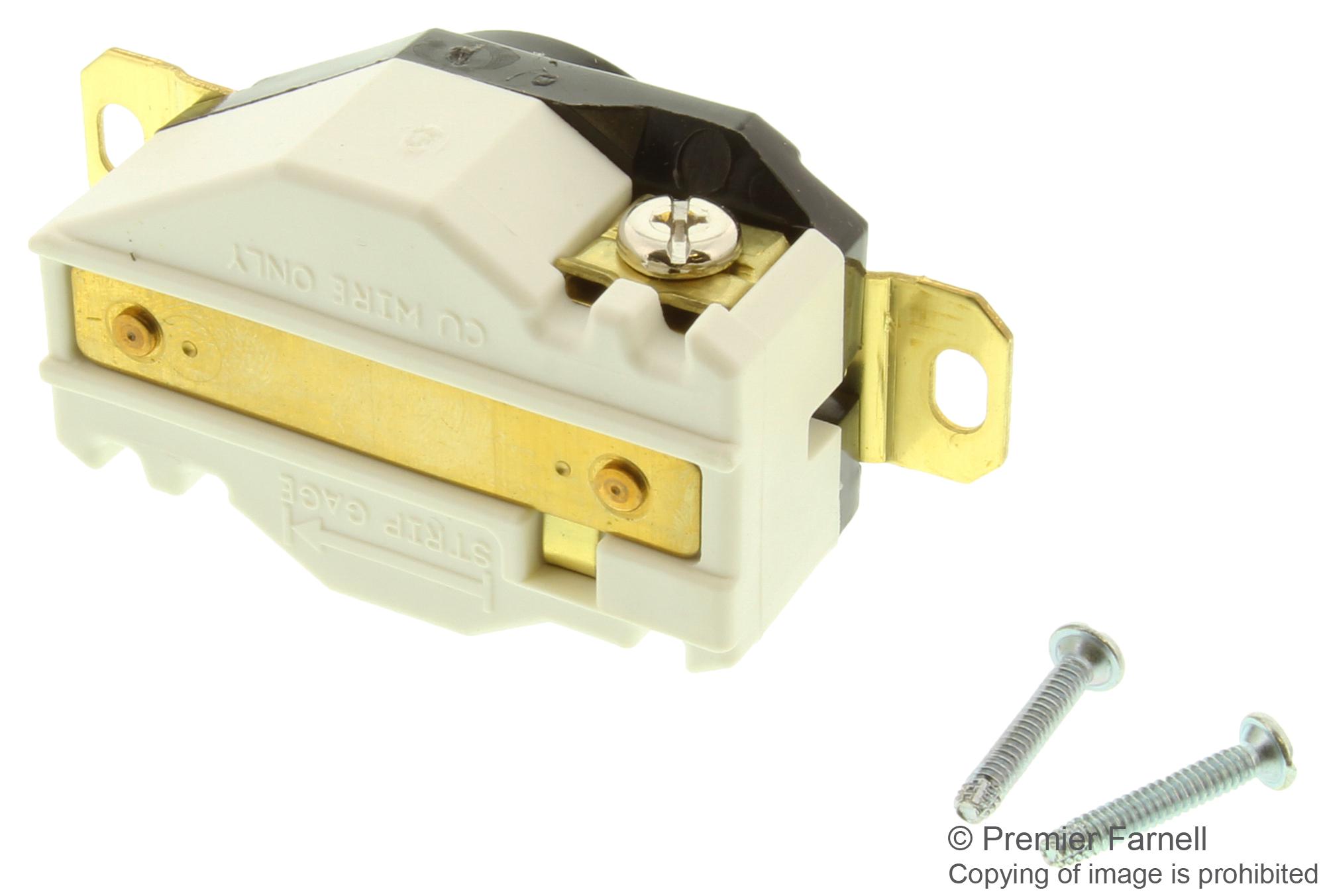HBL2610 HUBBELL WIRING DEVICES, Power Entry Connector, 2P3W, L5-30