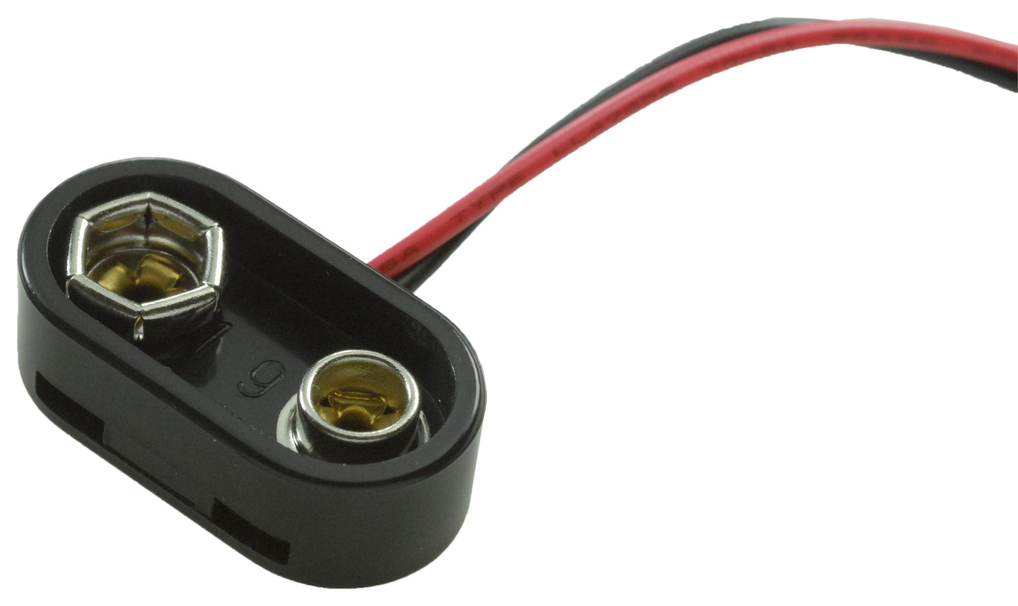 816 Keystone Battery Holder, PP3 (9V) x 1, Strap