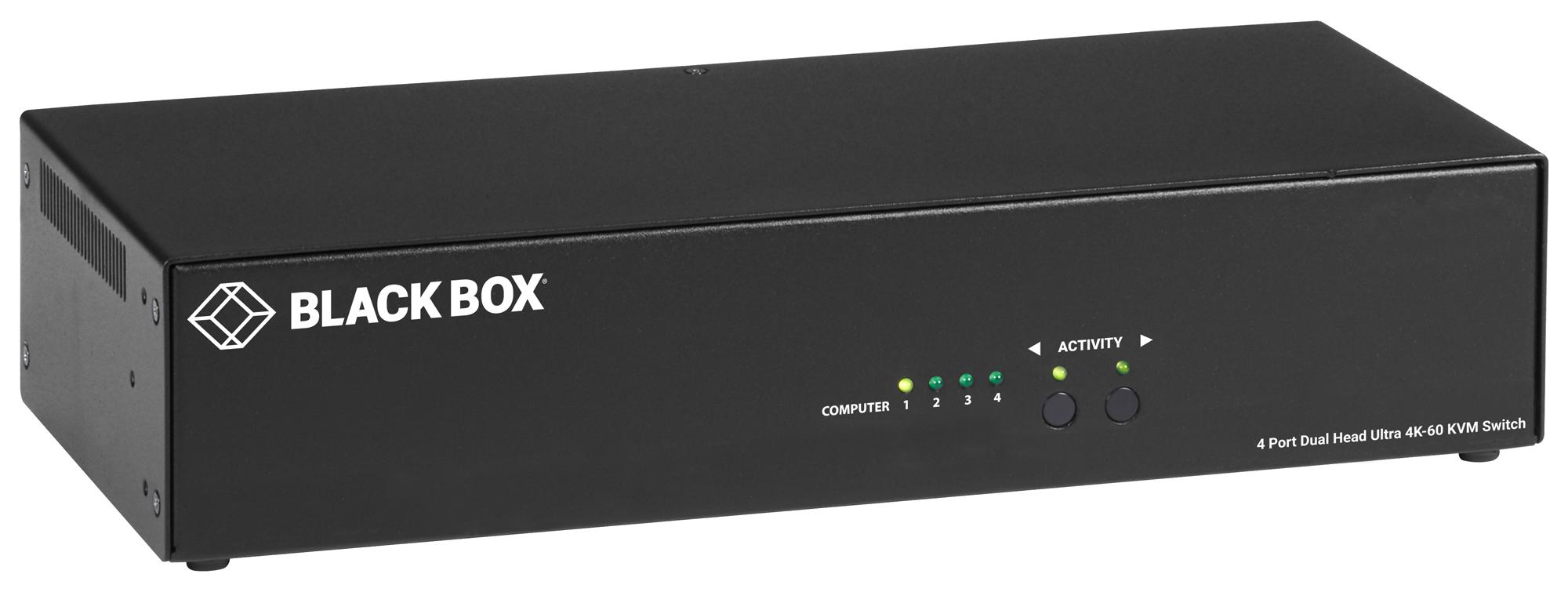 HD6224A Black Box SWITCH, HDMI DUAL HEAD, 4 PORT