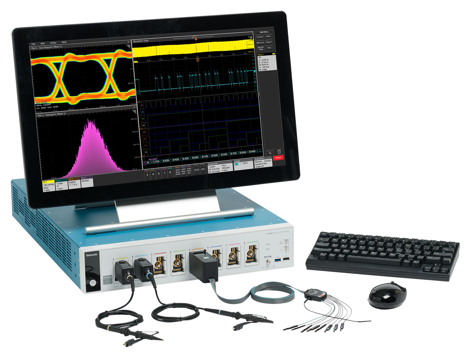 MSO58LP:BW-1000RL TEKTRONIX, MSO / MDO Oscilloscope, 5 Series, 8