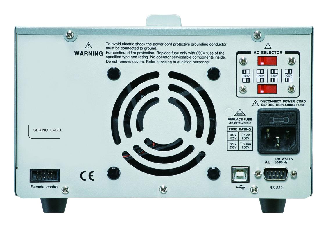 GPP4323+LAN GW INSTEK, Bench Power Supply, LAN Interface