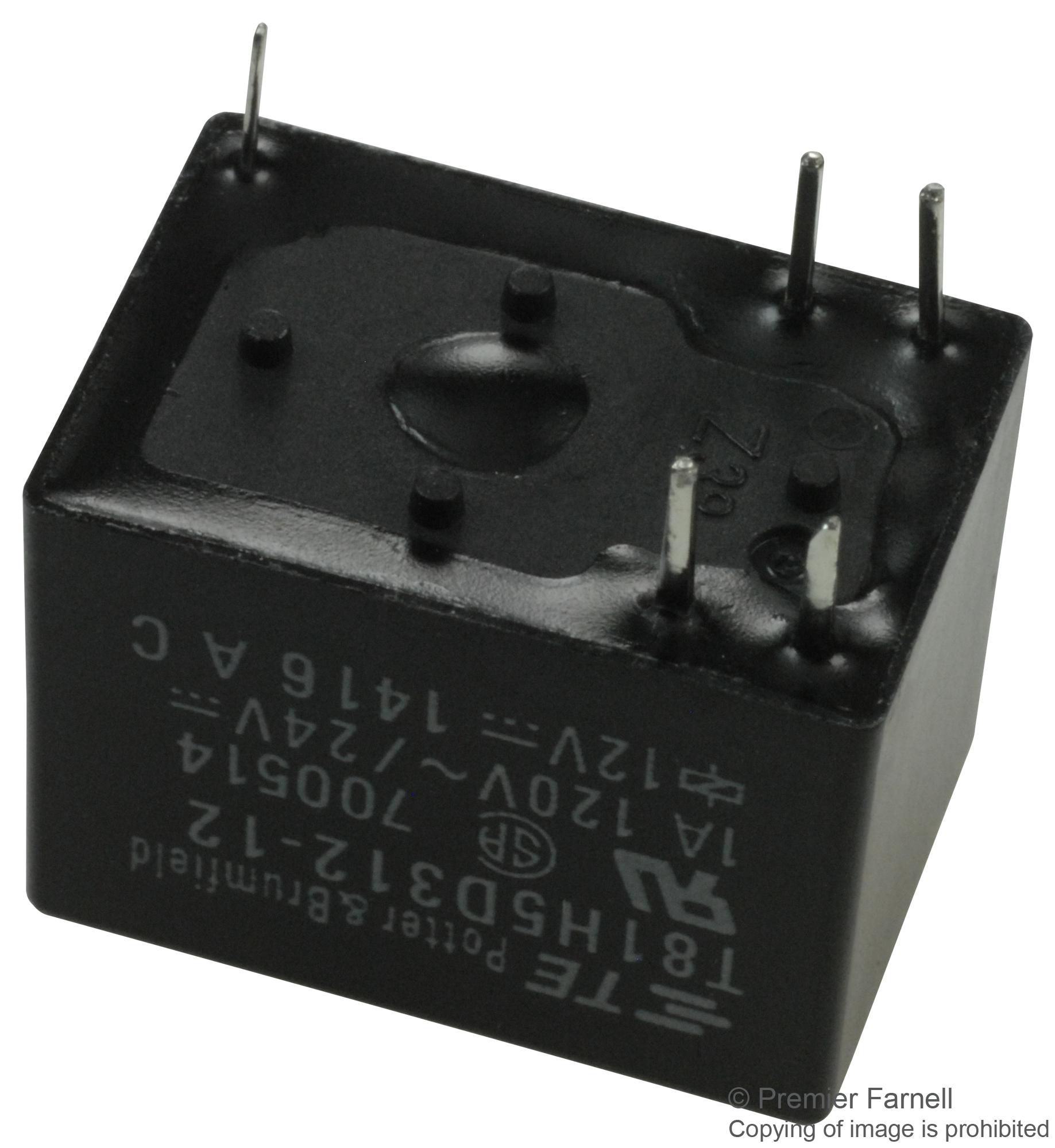 Relè Potter & Brumfield T81N5D312-24 Vdc SPDT – 5 Pin – Totalmente Chiuso – Nuovo