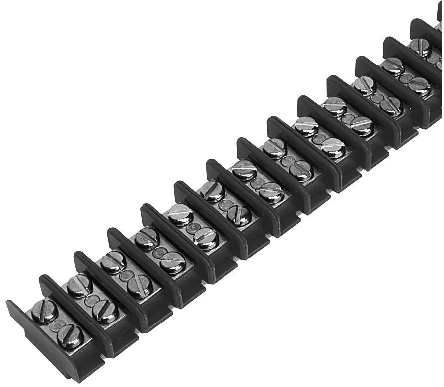 16041021 Amp Te Connectivity Panel Mount Barrier Terminal Block, 2 Row, 1 Positions