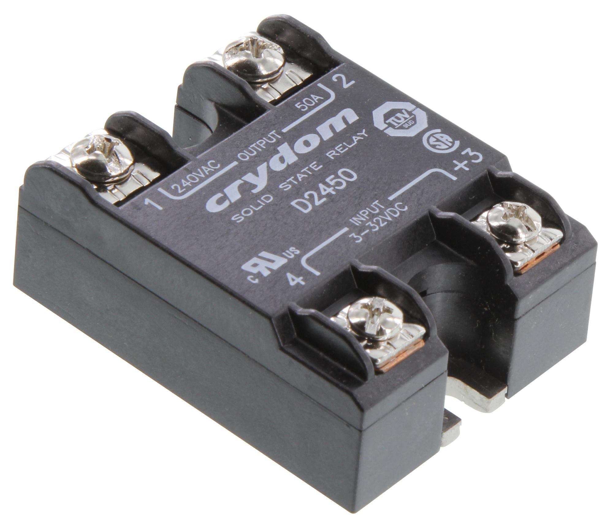 D2450 Sensata/crydom Solid State Relay, SPSTNO, 50 A