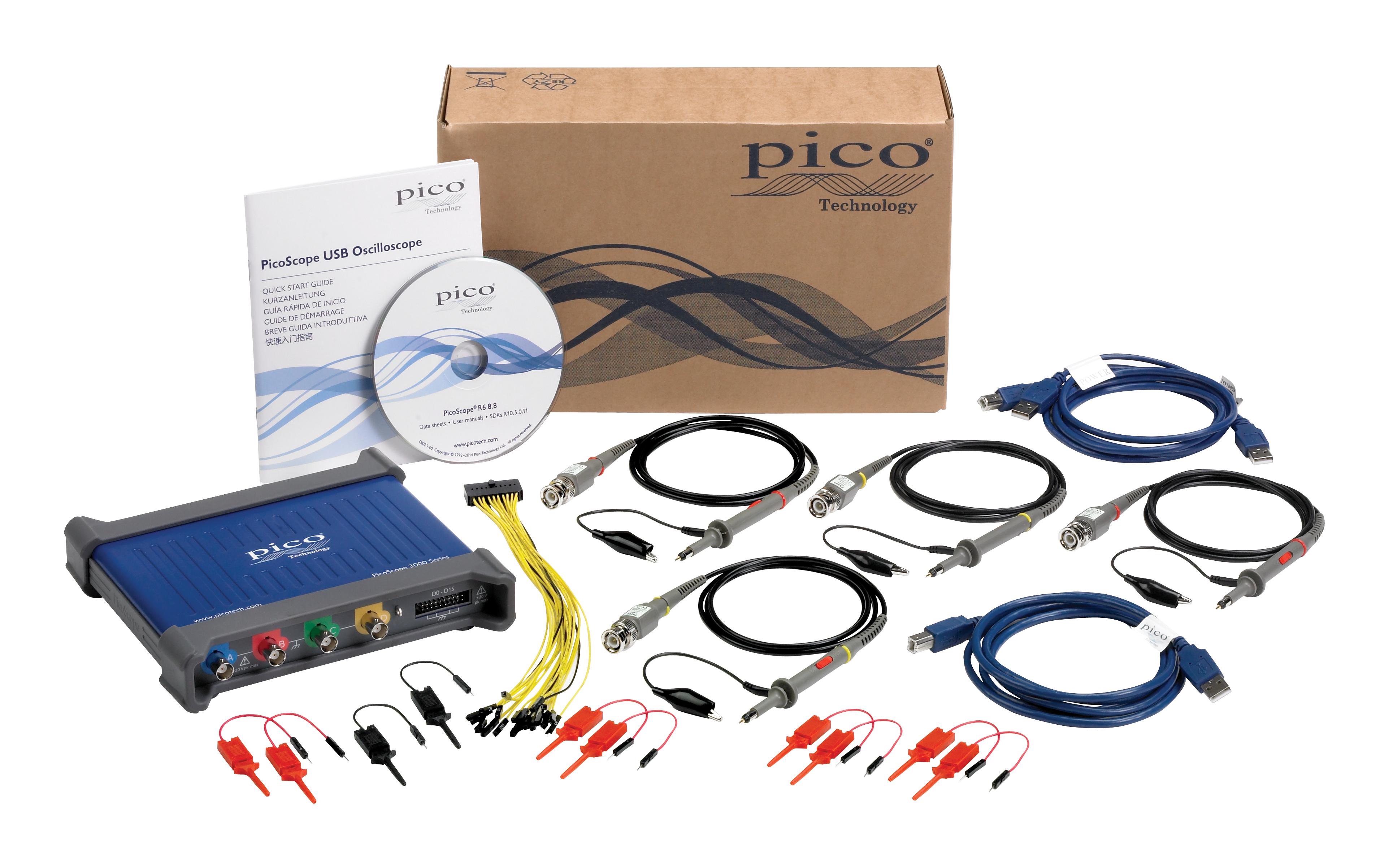 PICOSCOPE 3406D MSO PICO TECHNOLOGY, PC USB Oscilloscope, MSO