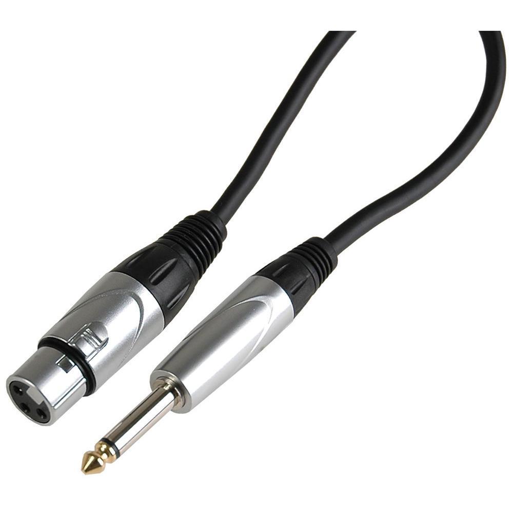 2416185 Stellar Labs Audio / Video Cable Assembly, XLR Jack to 1/4