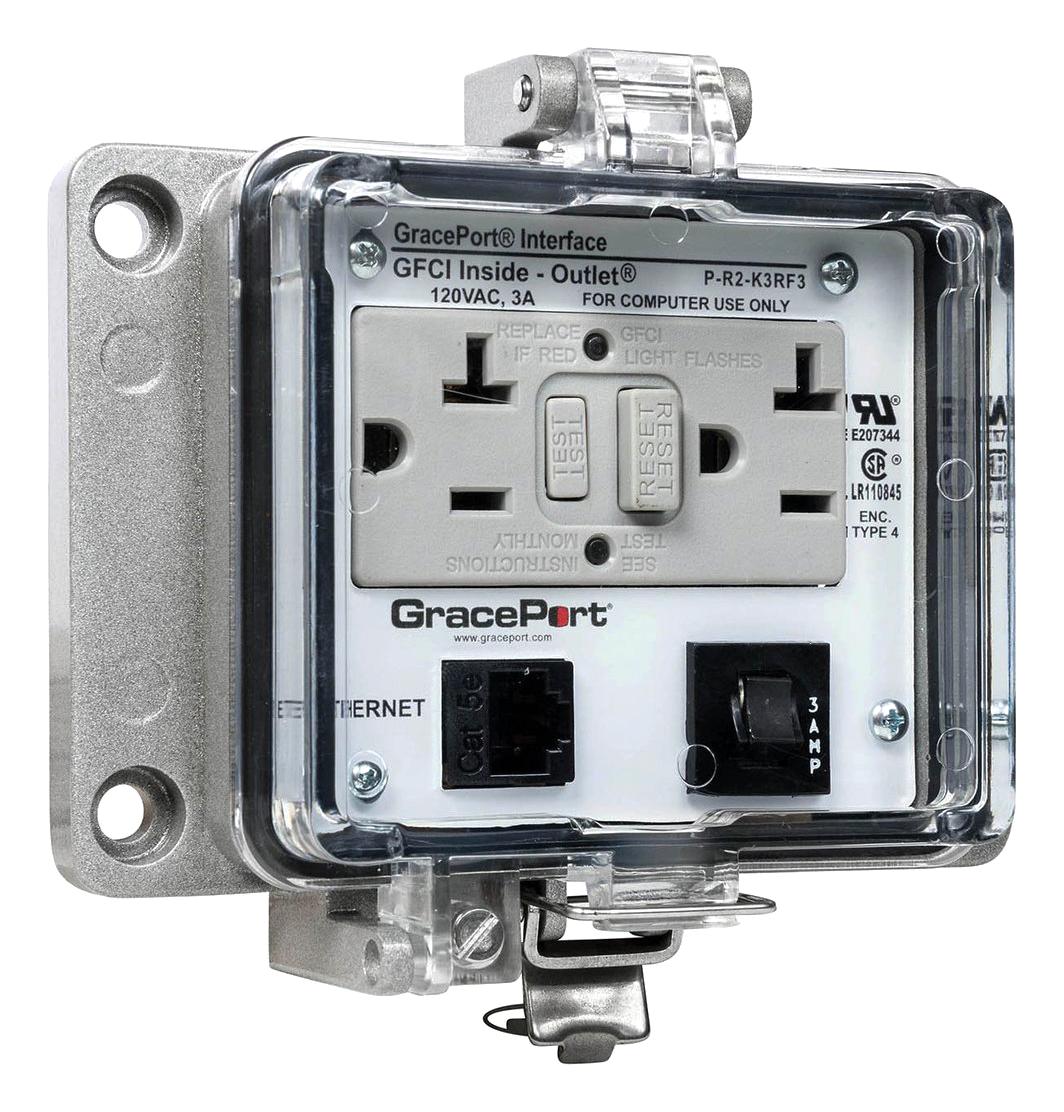 PR2K3RF3 Grace Technologies Data Interface Port, 1 Port, 120V