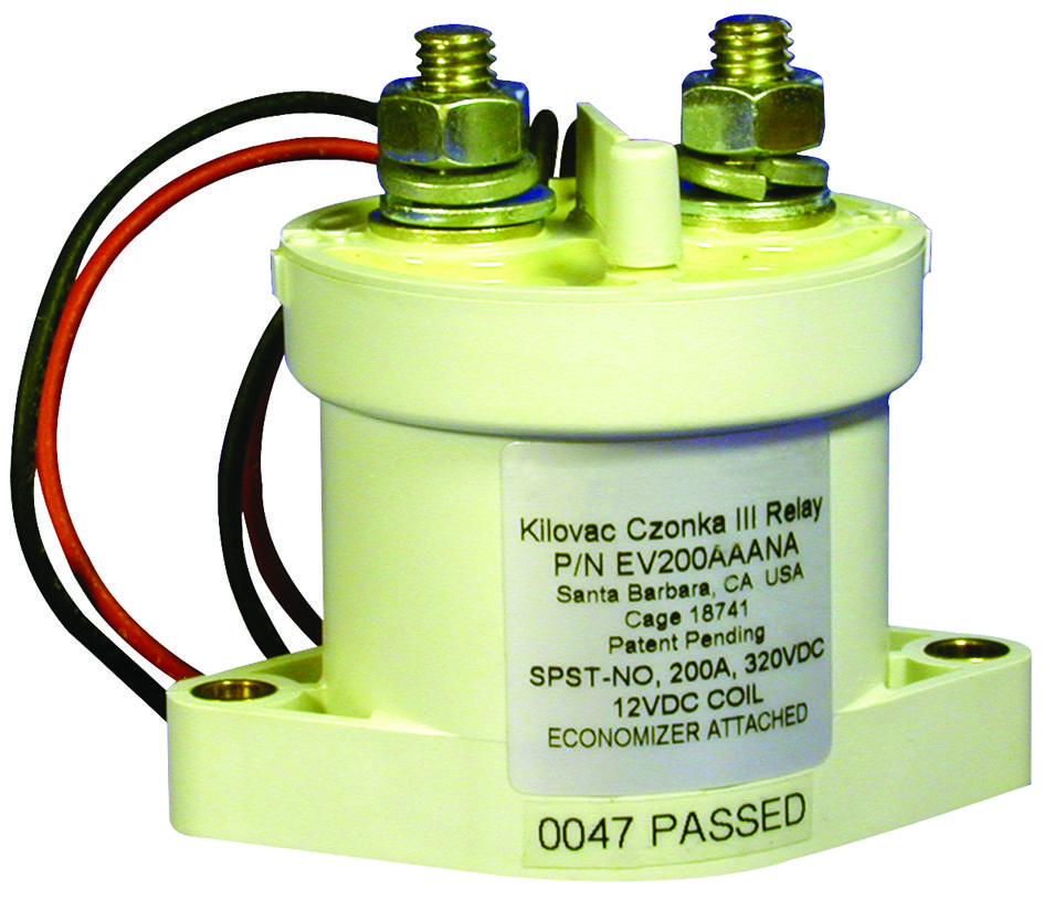 TE EV200AAANA Style Automotive DC Contactor – 12-900V, 500+A Carry Current – EV Relay