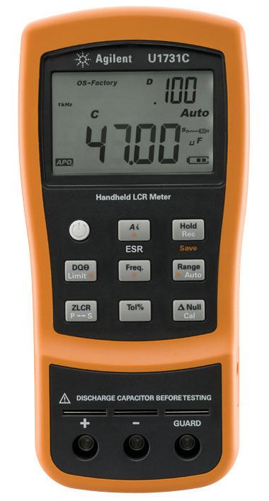U1733C KEYSIGHT TECHNOLOGIES, LCR Meter, Hand Held, 100 kHz, 2 kH 