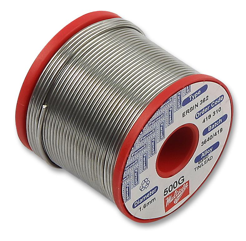 C 400 60EN 5C 0.7MM S 500G Multicore / Loctite Solder Wire, Crystal
