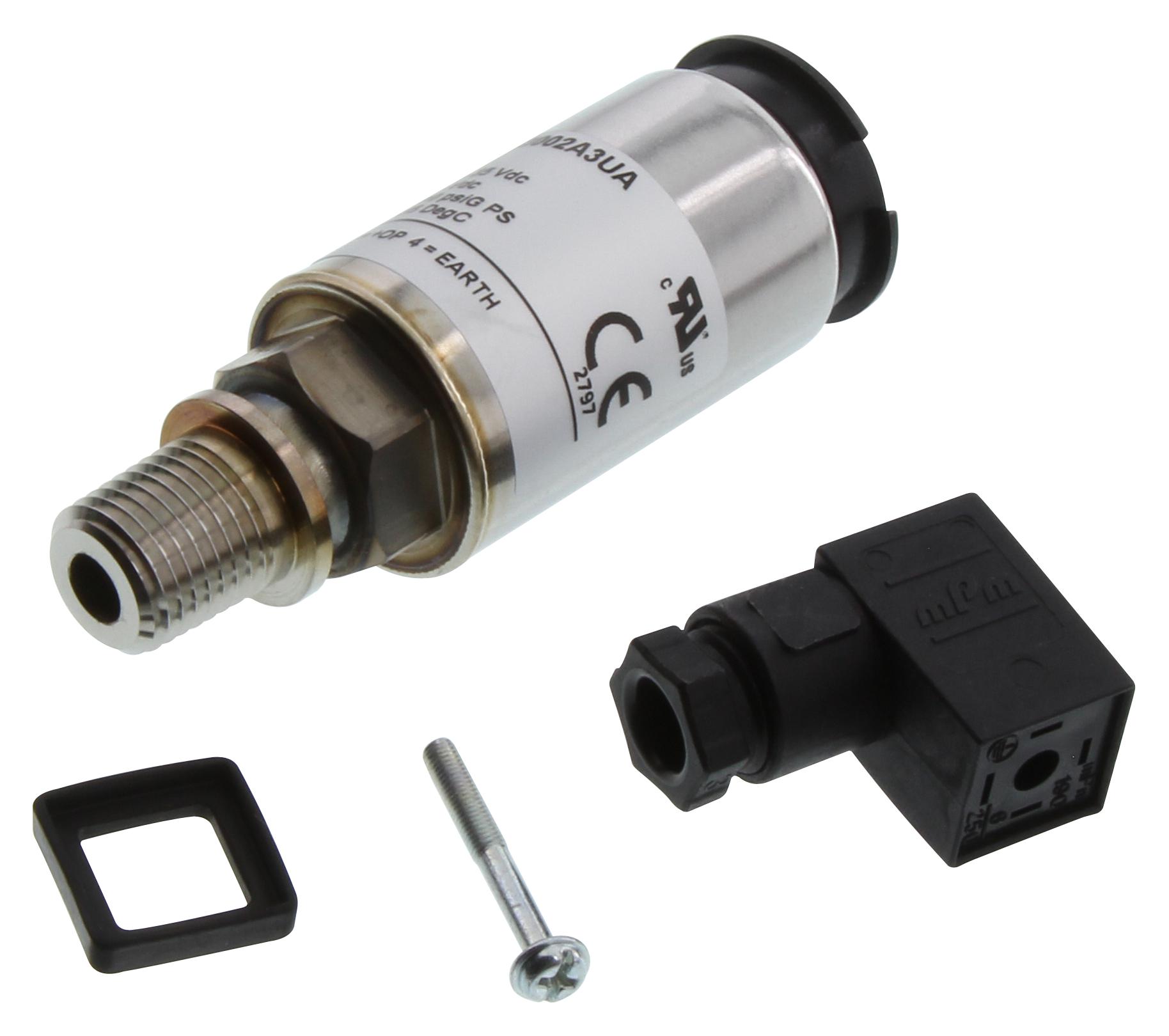 1200HGG3002A3UA Gems Sensors Pressure Sensor, IP65, 100M FS Cycles