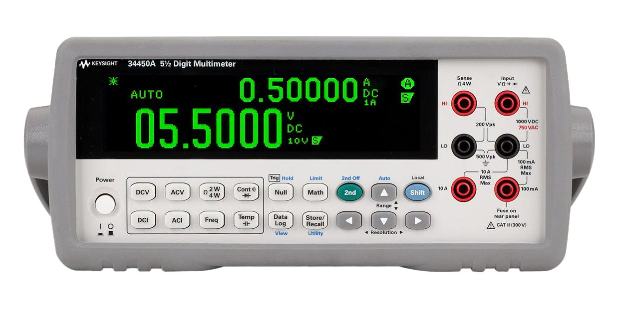 34450A KEYSIGHT TECHNOLOGIES, Bench Digital Multimeter, True RMS