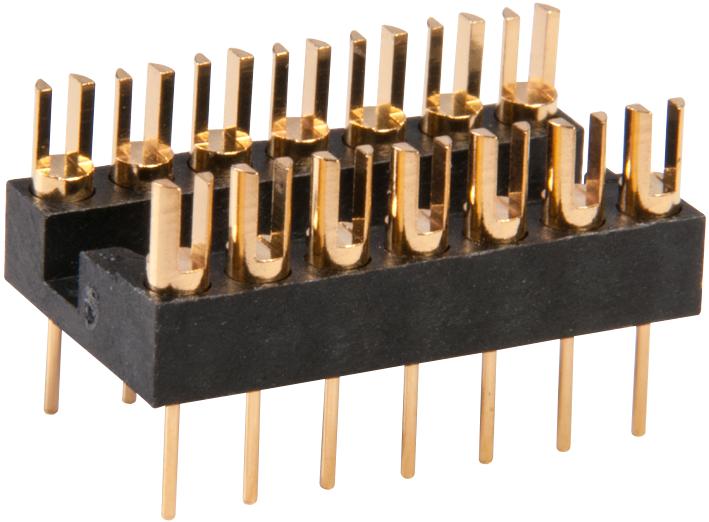 614-CG1 - Amp - Te Connectivity - IC & Component Socket, 14 Contacts ...