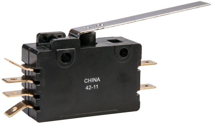 0E19-50H0 ZF, Microswitch, Snap Action, Hinge Lever | Newark