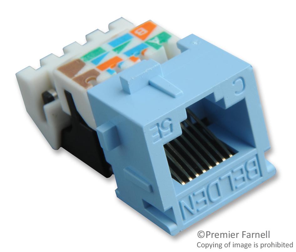 AX100653 BELDEN, Modular Connector, RJ45 / RJ11 Jack, 1 x 1 (Port