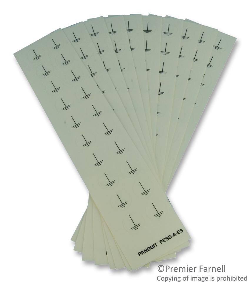 PESS-A-ES PANDUIT, Label, Identification, 12.5 mm | Newark Electronics
