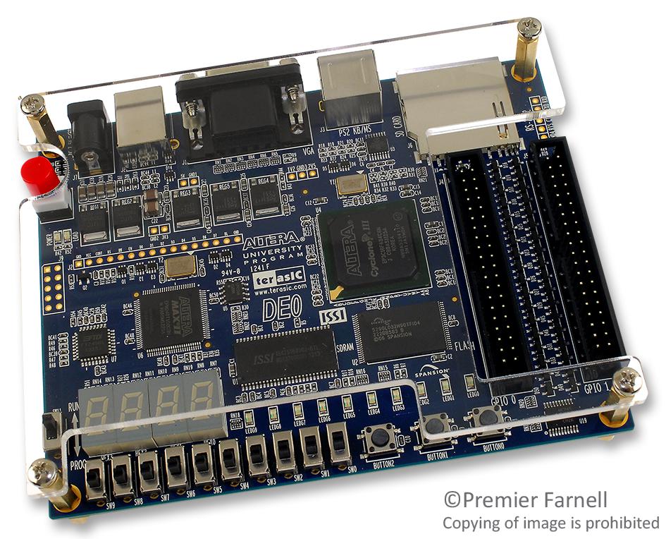 P0037 Terasic Technologies Development Board De0 Fpga Cyclone Iii