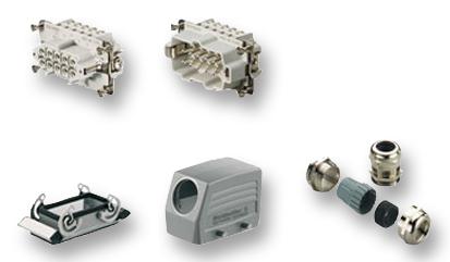 1712460000 - Weidmuller - Connector Kit, HDC, Bulkhead Housing