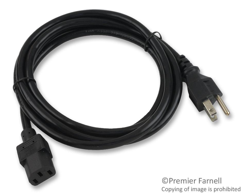 Us Aerica 3 Pin 15A 110V Ale Power NEA5-15p Plug To IEC C13 12AWG AC Power Cord Cable 220V - Power Cord, Us Power Cord