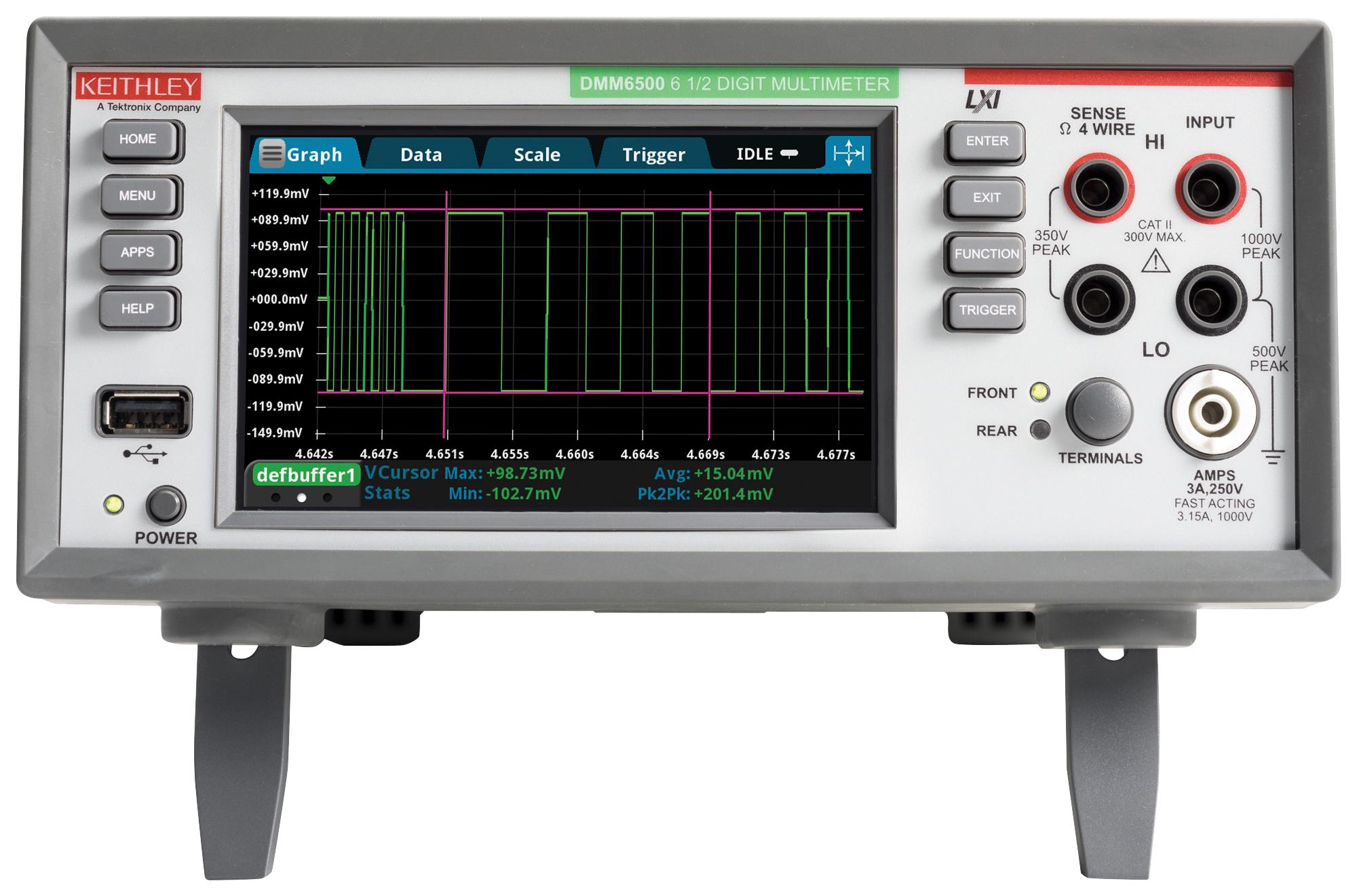 DMM6500 KEITHLEY, Bench Digital Multimeter, 15 Function, 10 μA to