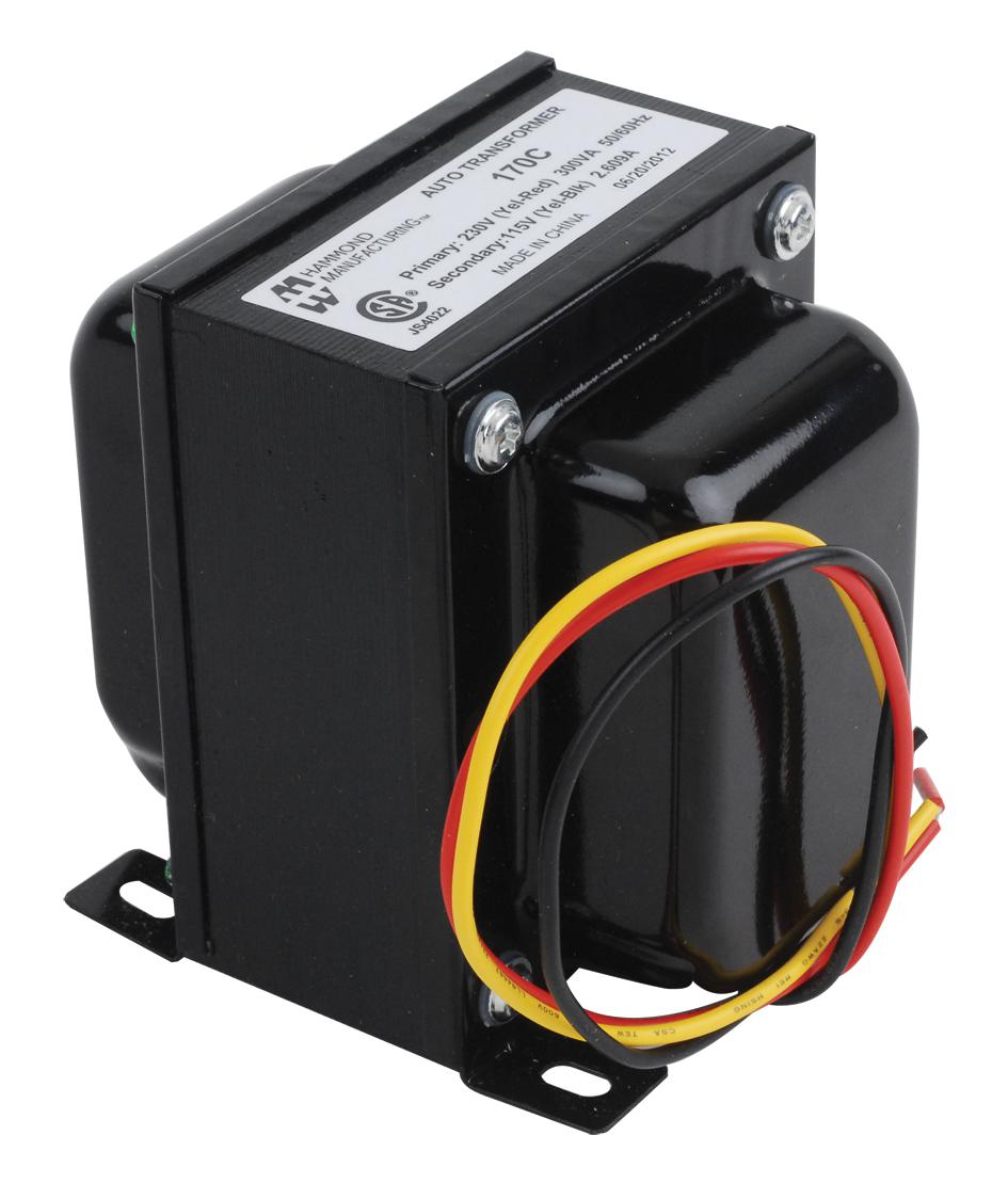 170C HAMMOND, Auto Transformer, Step-Up / Step-Down, 115V | Newark