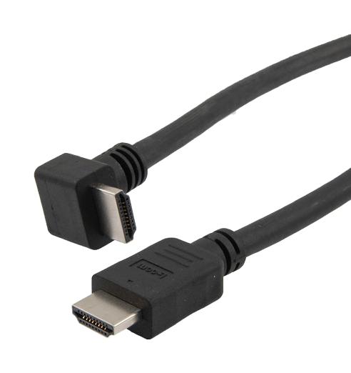 ヒドラ2.1b HD21ZRAD-MM-BLK-2M L-COM, Audio / Video Cable Assembly, LSZH, 2.1