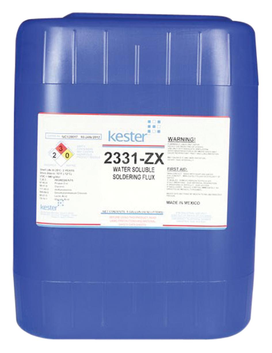 6300000185 Kester Solder Solder Flux, Water Soluble, Soldering
