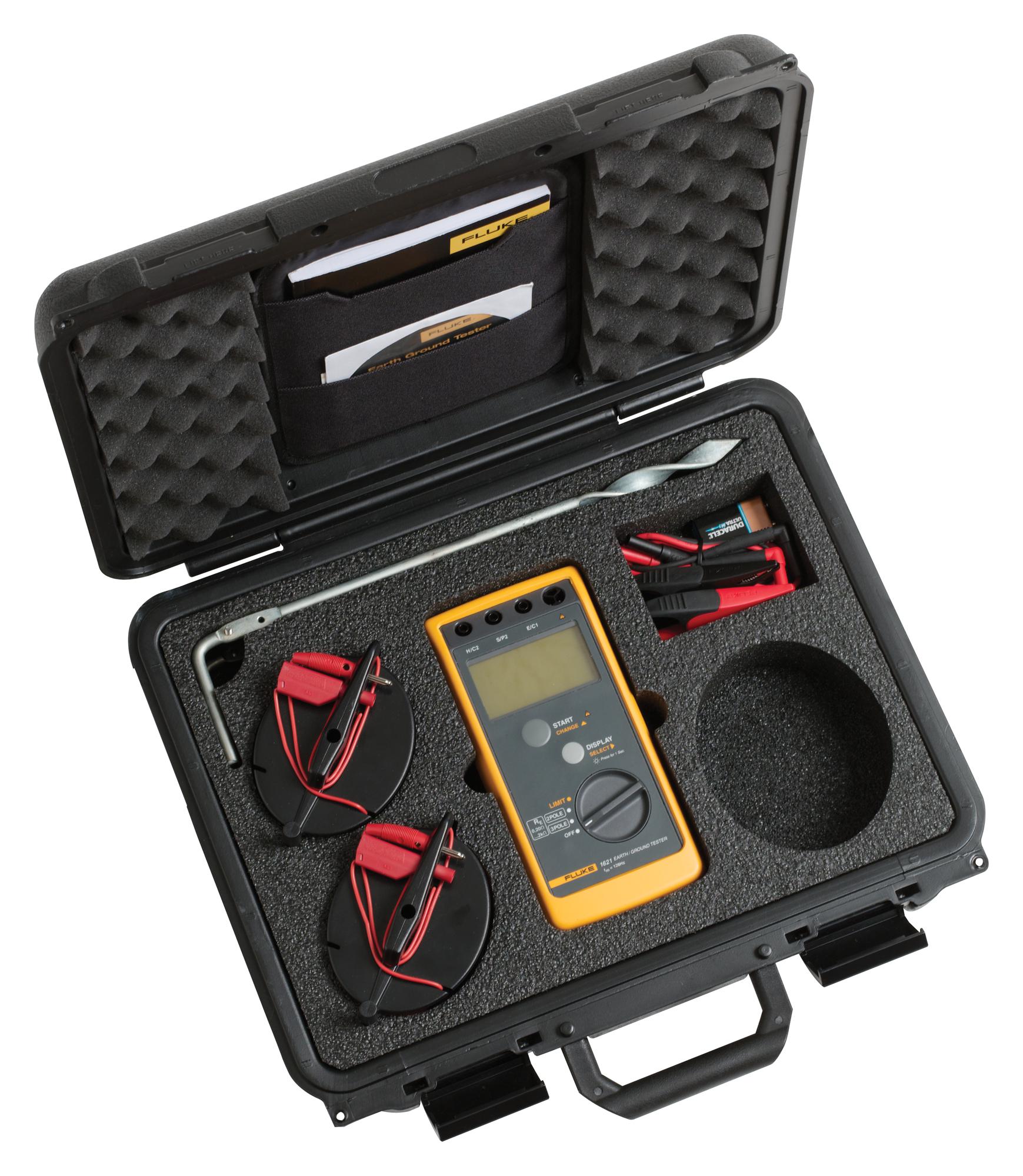 FLUKE1621 KIT CAL D Fluke Earth Ground Tester Kit, Basic