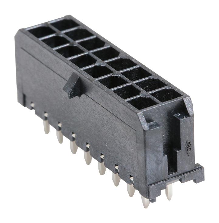 2Pc MOLEX 43045-1629 Pin Header, Power, 3 mm, 2 Rows, 16 Contacts