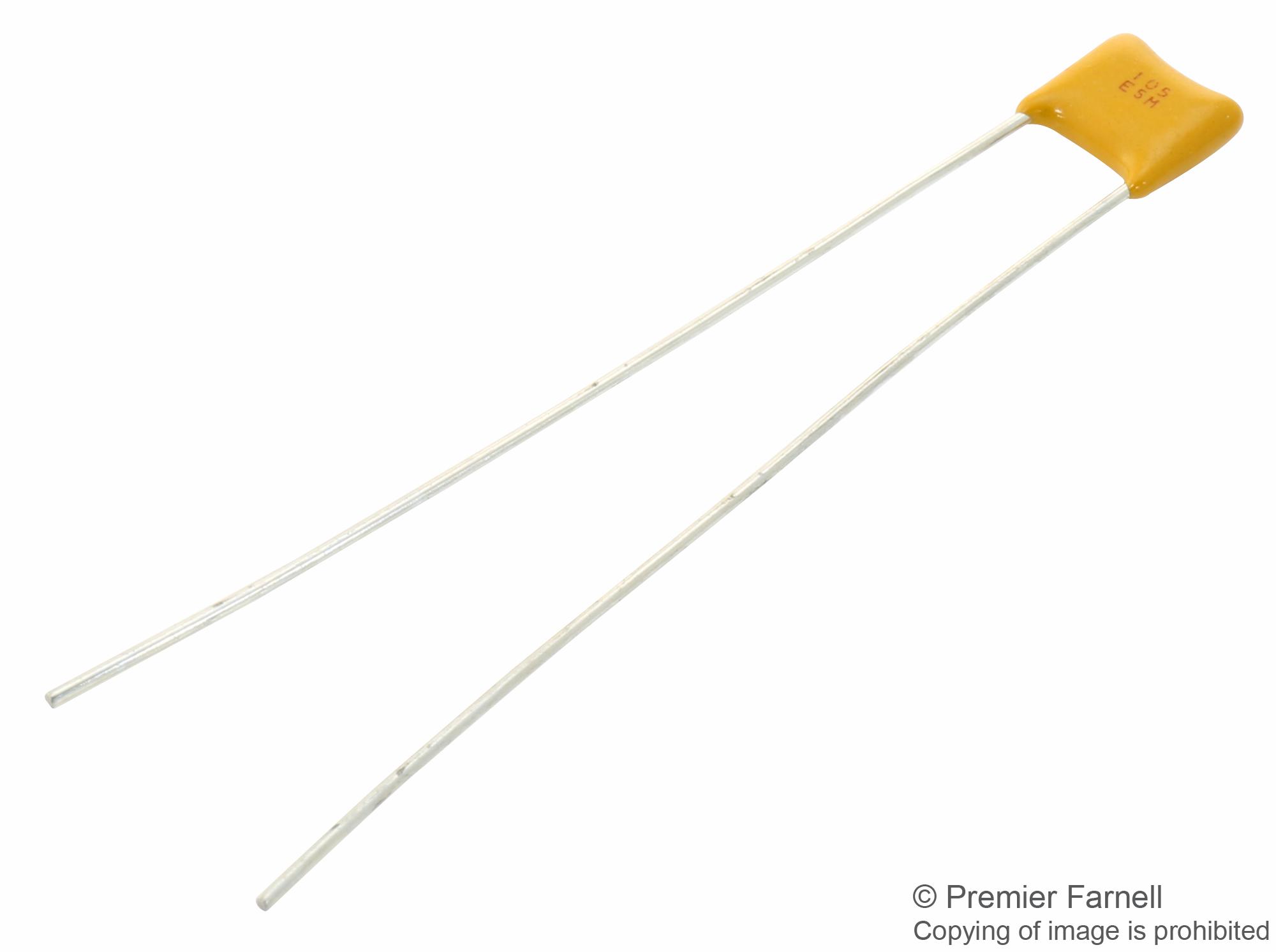 SR305C105KAA Kyocera Avx Multilayer Ceramic Capacitor, 1 µF, 50 V