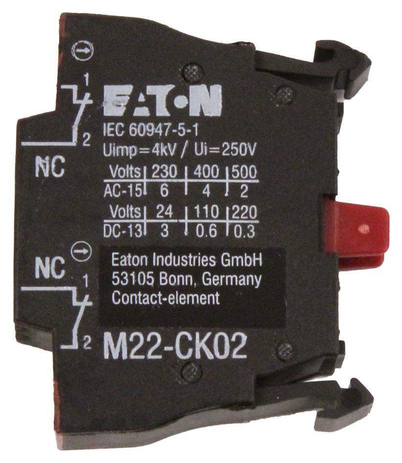 Contatto Apri-chiusura Eaton Moeller M22-CK11 (107940) - Nuovo, Senza Confezione