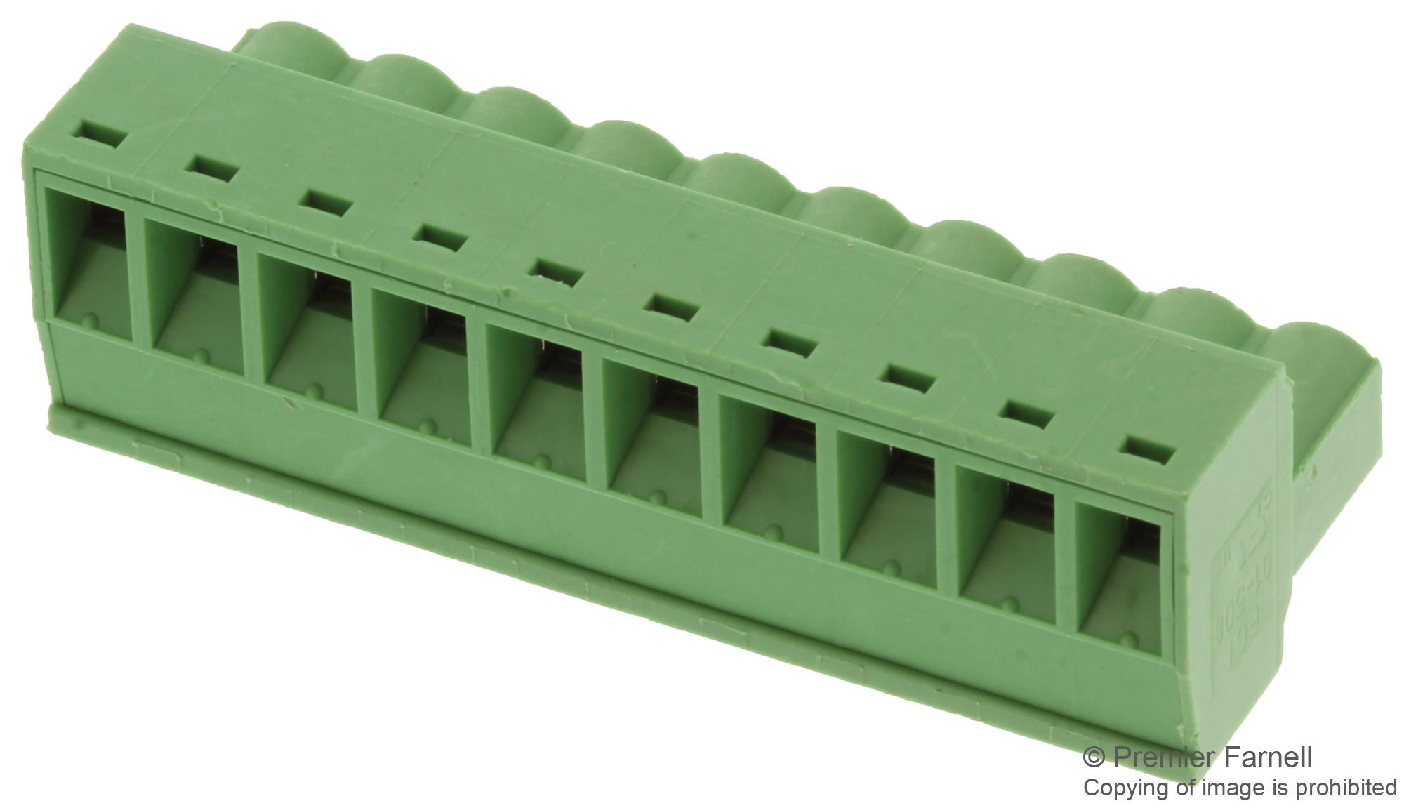 20020006H101B01LF Amphenol Anytek Pluggable Terminal Block, 5.08