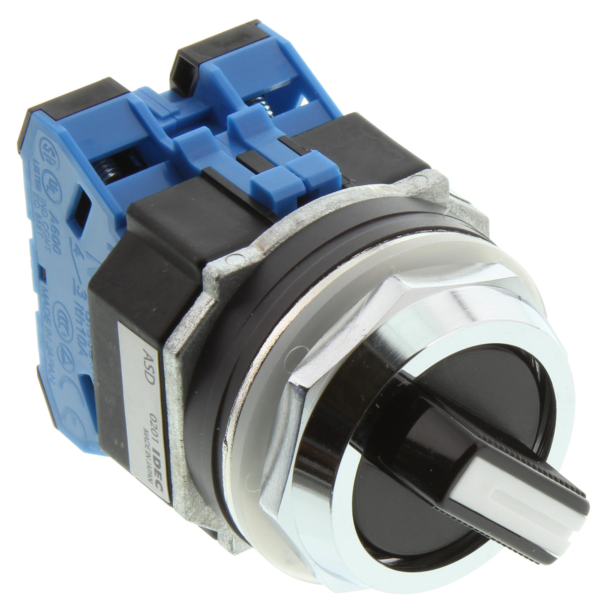 ASD220NU Idec Rotary Switch, 2 Position, 2 Pole
