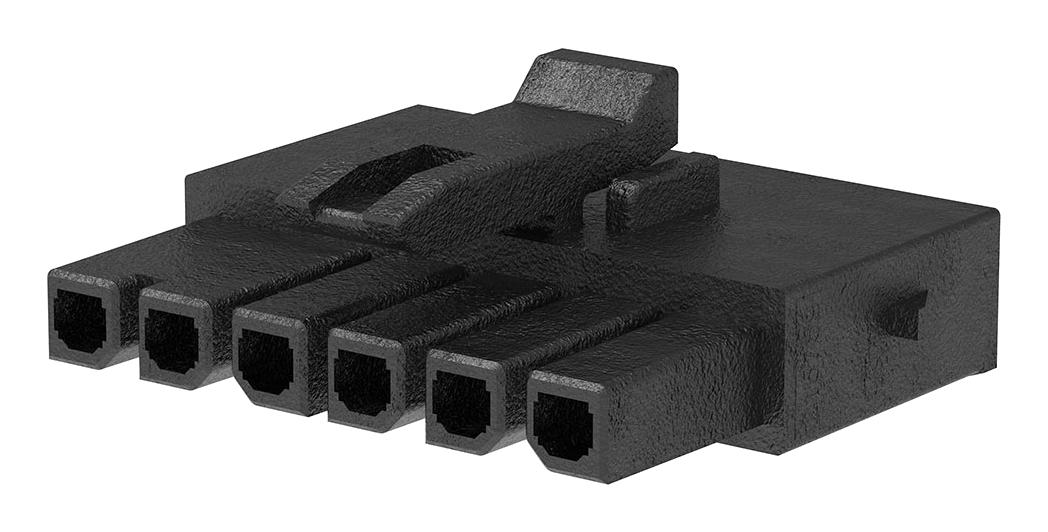 215759-1006 MOLEX, Connector Housing, Black, Micro-Fit+ 215759