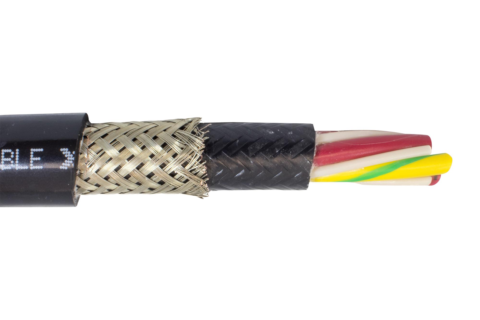 85227CY BK002 - Alpha Wire - Multiconductor Cable, Shielded, 7 Conductor