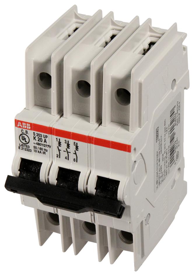 S203UPK20 Abb Thermal Circuit Breaker, Miniature, Molded Case