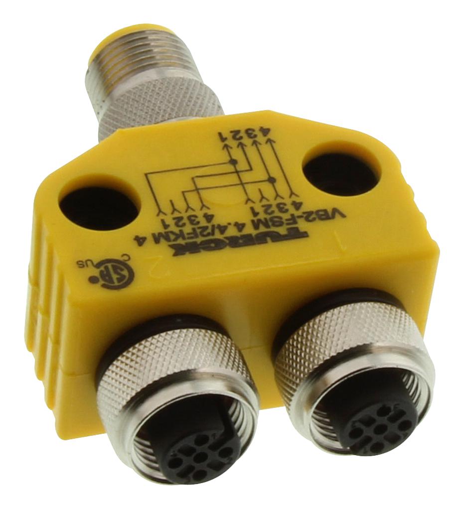 VB2-FSM 4.4/2FKM 4 TURCK, Sensor Splitter, Y - Style, Panel