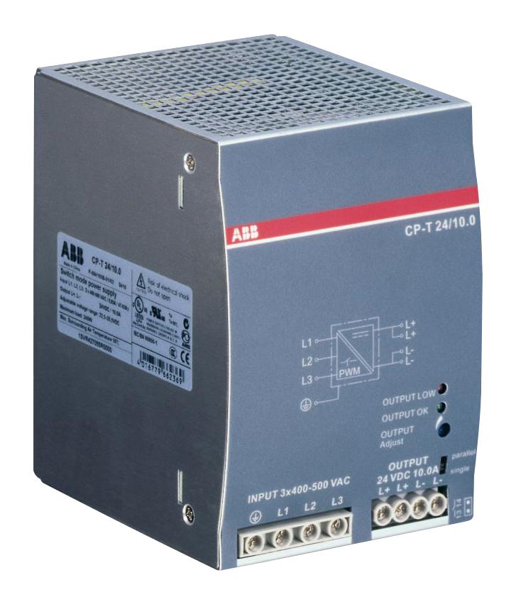 1SVR427055R0000 - Abb - AC/DC DIN Rail Power Supply (PSU), 1 Output, 240 W