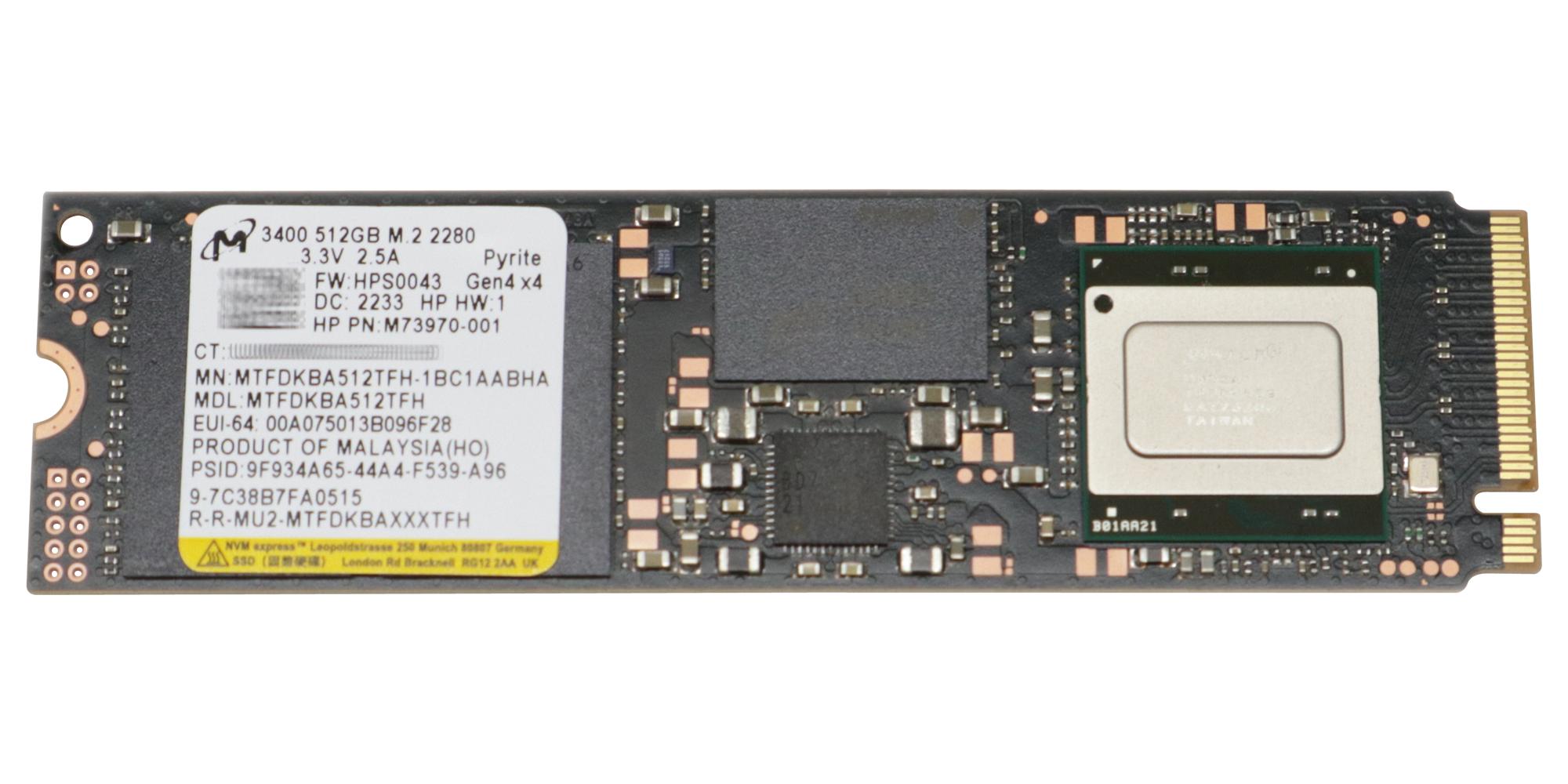 MTFDKBA512TFH-1BC1AABHA MICRON, SSD, Internal, M.2 2280 | Newark