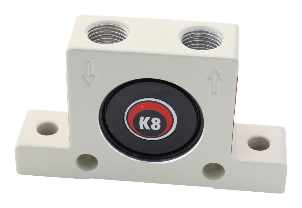 K 8 VIBTEC, Pneumatic Turbine Vibrator, 370N, Aluminum | Newark Electronics