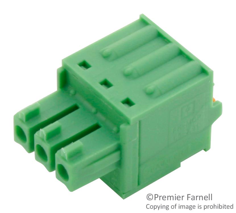 1851054 - Phoenix Contact - Pluggable Terminal Block, 3.81 mm, 3 Positions