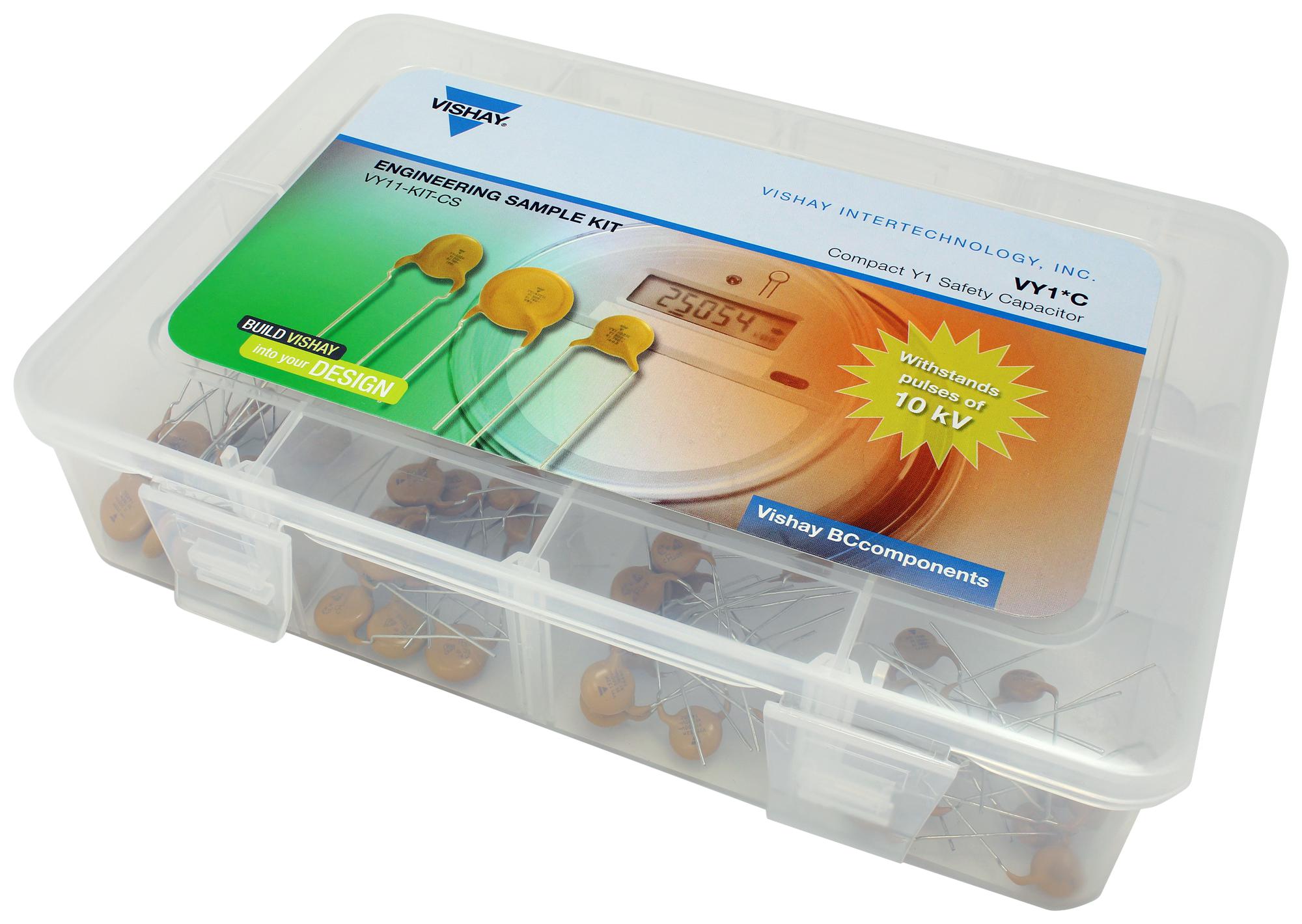 VY11KITCS Vishay Compact Sample Kit, VY1, Ceramic Disc Capacitors