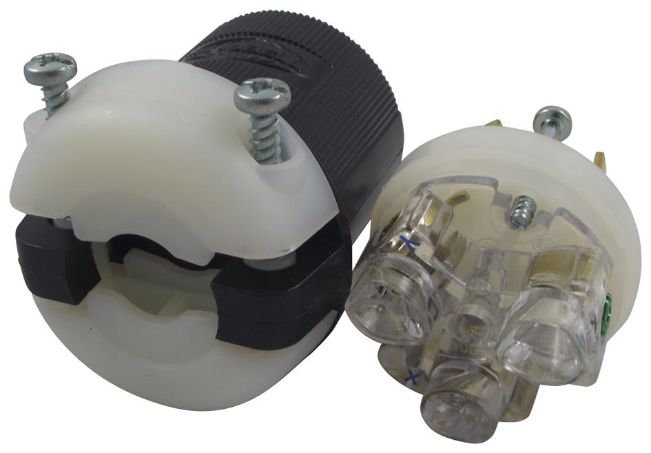 HBL2621 - Hubbell Wiring Devices - Power Entry Connector, 2P3W, L6-30