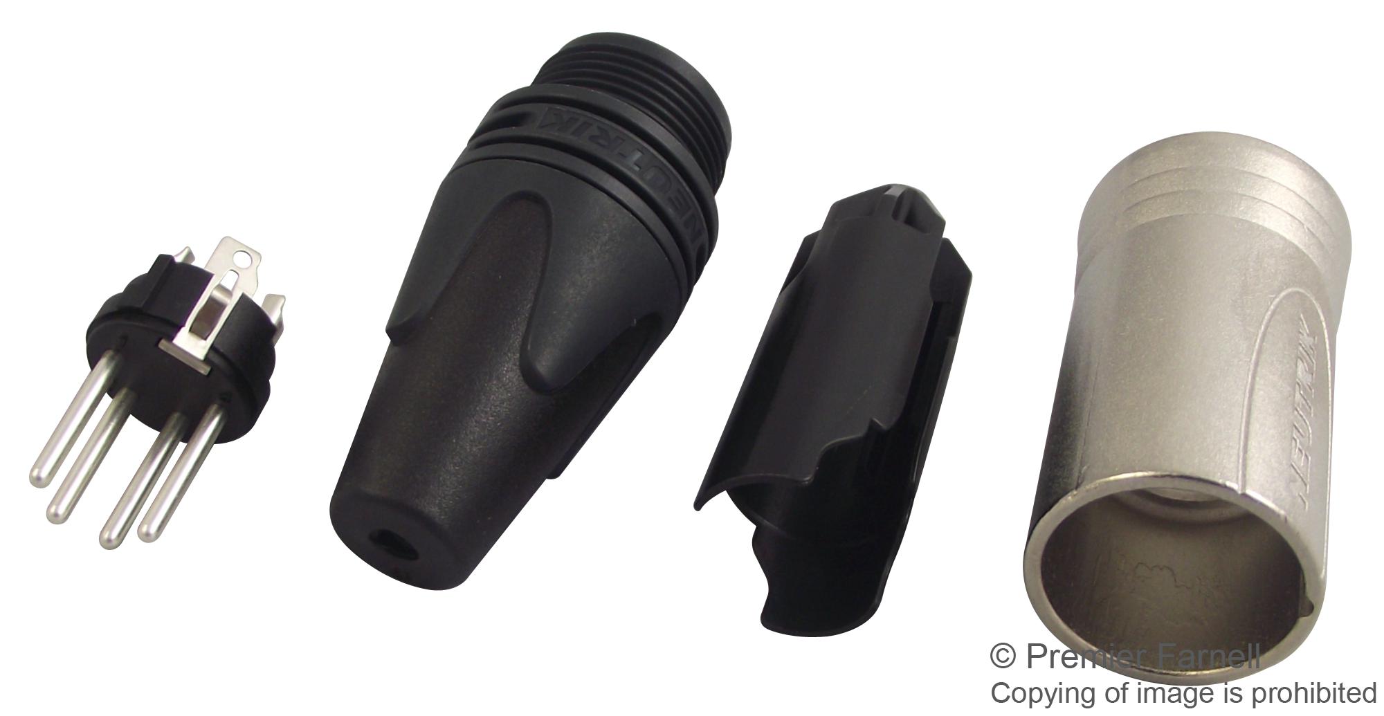 NC4MXX NEUTRIK - Connecteur: XLR | prise mâle; mâle; PIN: 4